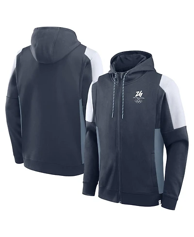 Fanatics Men's Navy Milano Cortina 2026 Winter Olympics Full-Zip Hoodie