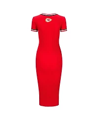 Staud Women's Red/Black Kansas City Chiefs Colleen Dress