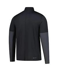 Nike Men's Black Purdue Boilermakers Dri-fit Half-Zip Pullover Sweatshirt