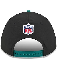 New Era Big Boys and Girls Black/Green New York Jets 2025 Nfl Draft 9FORTY A-Frame M-Crown Adjustable Hat