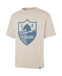 '47 Brand Men's Tan Los Angeles Chargers Bouldering Imprint Ravine Foundation Throwback T-Shirt