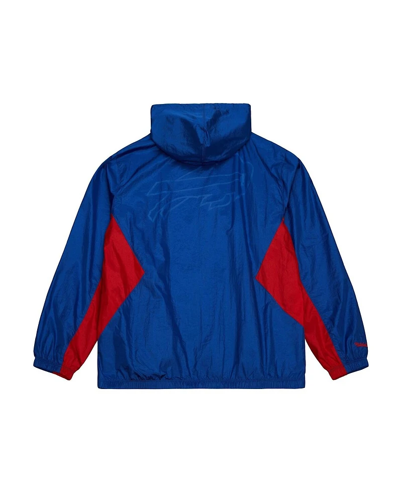 Mitchell & Ness Men's Royal Buffalo Bills Playmaker Full-Zip Windbreaker Jacket