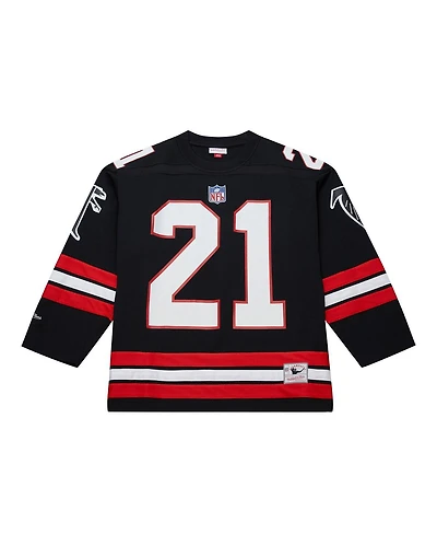 Mitchell & Ness Men's Deion Sanders Black Atlanta Falcons Maxed Out Fashion Hockey Jersey