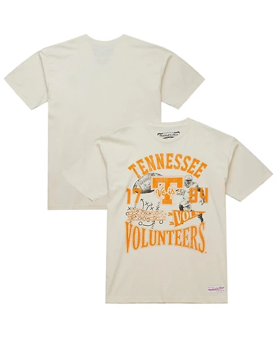 Mitchell & Ness Men's Cream Tennessee Volunteers Heritage Scholar T-Shirt