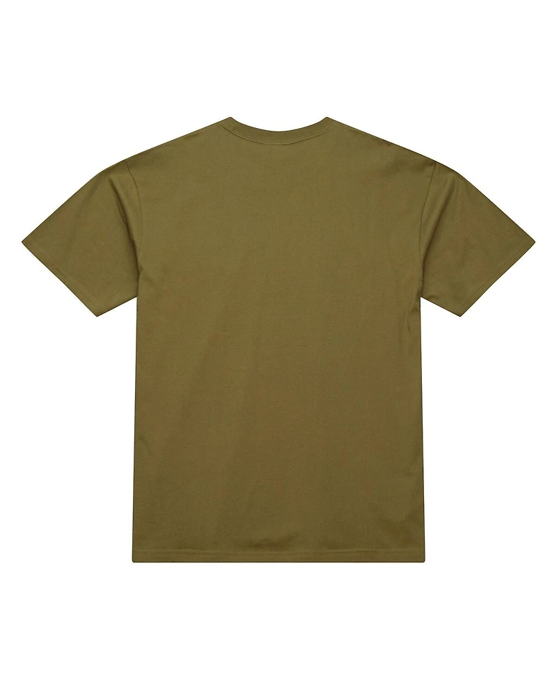 Mitchell & Ness Men's Olive Chicago Bears Vintage Logo Premium T-Shirt