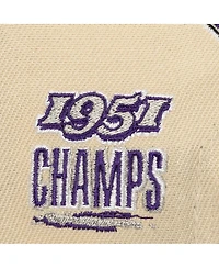 Mitchell & Ness Men's Cream/Purple Sacramento Kings Nba Champions Soul Legacy Defined Pro Crown Snapback Hat