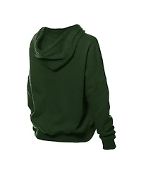New Era Women's Green Bay Packers Throwback Boxy Hoodie Sweatshirt