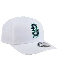New Era Men's White Seattle Mariners Coolera 9SEVENTY Adjustable Hat