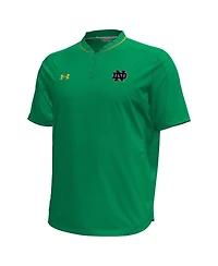 Under Armour Men's Green Notre Dame Fighting Irish Motivate Quarter-Zip Performance Sweatshirt