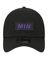 New Era Men's Black Minnesota Vikings Scoreboard 39THIRTY Flex Hat