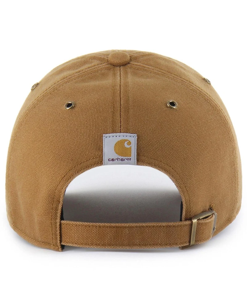Carhartt x '47 Brand Men's Brown Detroit Red Wings Clean Up Adjustable Hat