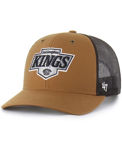 Carhartt x '47 Brand Men's Brown Los Angeles Kings Trucker Adjustable Hat