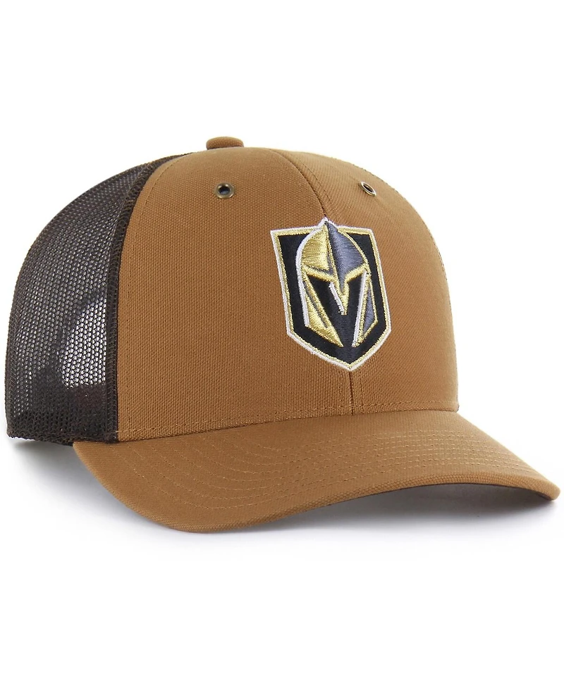 Carhartt x '47 Brand Men's Brown Vegas Golden Knights Trucker Adjustable Hat