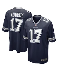 Nike Big Boys and Girls Brandon Aubrey Navy Dallas Cowboys Game Jersey