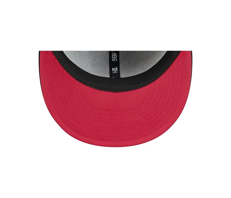 New Era Men's Black Boston Red Sox Soutache 59FIFTY Fitted Hat