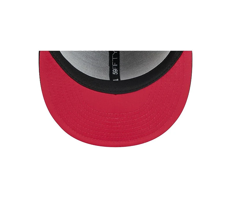 New Era Men's Black Atlanta Braves Soutache 59FIFTY Fitted Hat