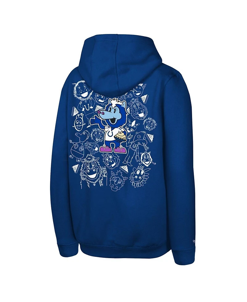 Mitchell & Ness Big Boys and Girls Royal Indianapolis Colts Blue Pie Day Hoodie