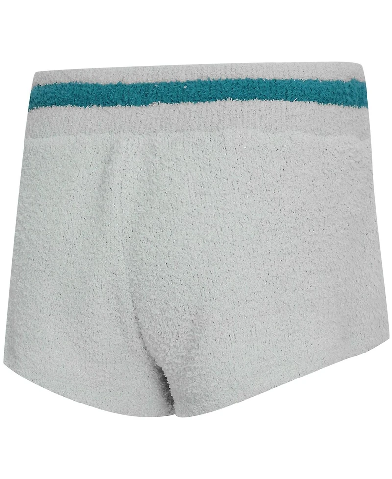 Concepts Sport Women's 2-Piece Gray Miami Dolphins Whitley Long Sleeve Hoodie Top and Shorts set