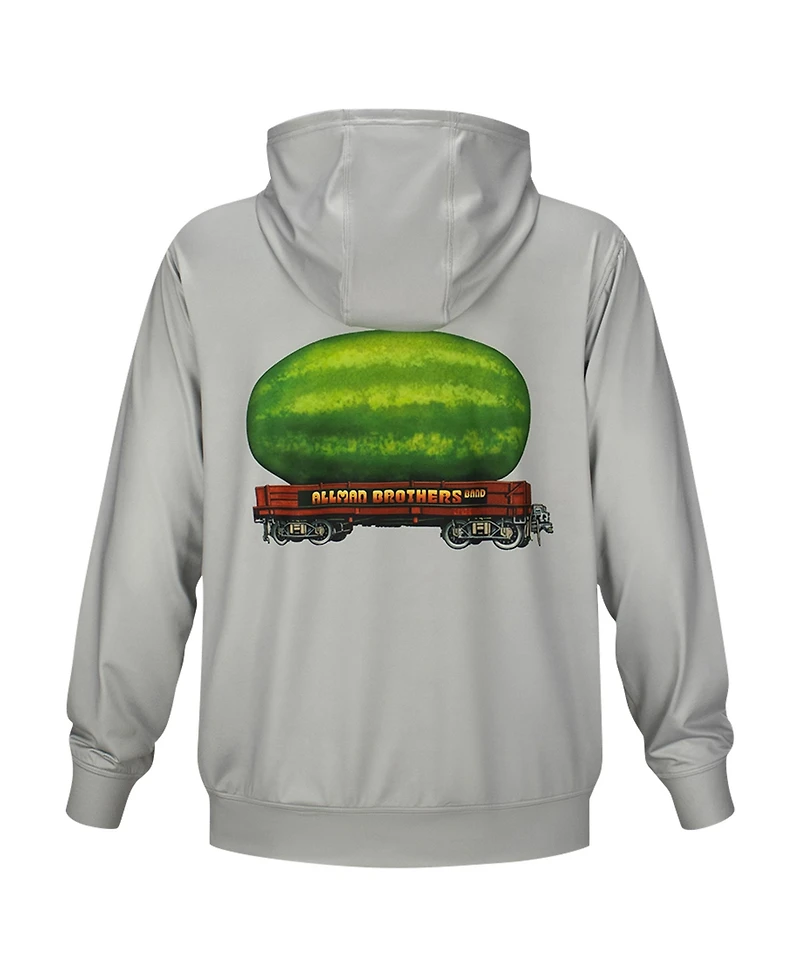 Section 119 Men's and Women's Gray The Allman Brothers Band Watermelon Pullover Hoodie