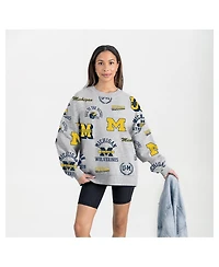 Gameday Couture Women's Gray Michigan Wolverines Always on Repeat Fleece Sweatshirt