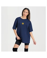 Gameday Couture Women's Navy Notre Dame Fighting Irish Oversized Back at Ya T-Shirt