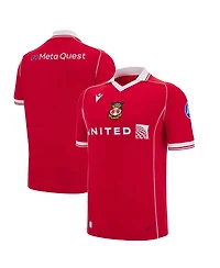 Macron Men's Red Wrexham 2025/26 Home Replica Jersey