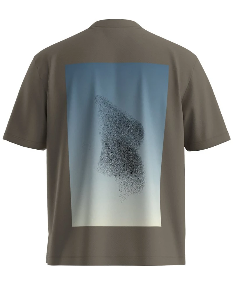 Hugo Boss Men's Graphic Printed Crewneck T-Shirt