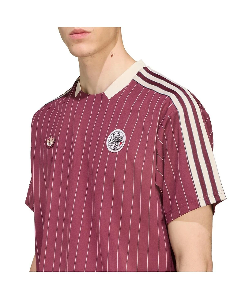 Adidas Men's and Women's Red Ajax Terrace Icons Jersey
