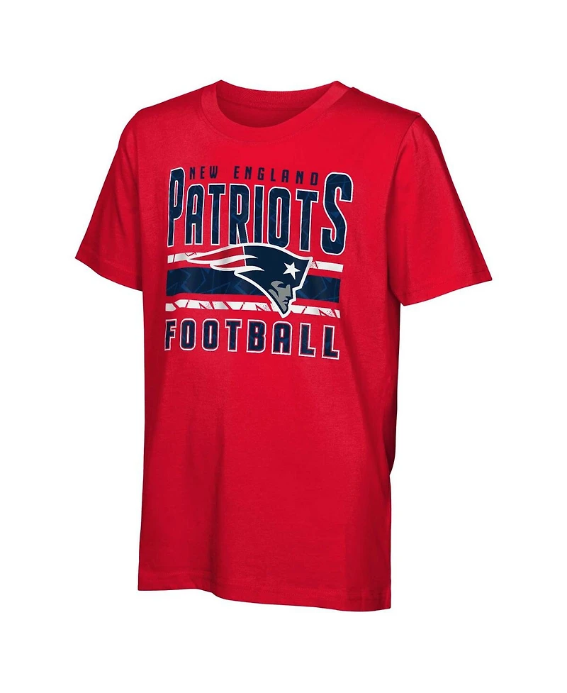 Outerstuff Big Boys and Girls New England Patriots In the Mix T-Shirt Combo Set