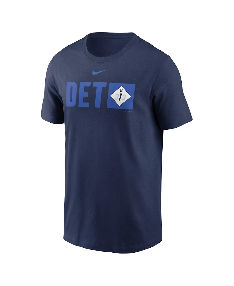 Nike Men's Navy Detroit Tigers City Connect Tricode T-Shirt