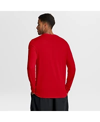 Nike Men's Red Kansas City Chiefs Primetime Legend Icon Performance Long Sleeve T-Shirt