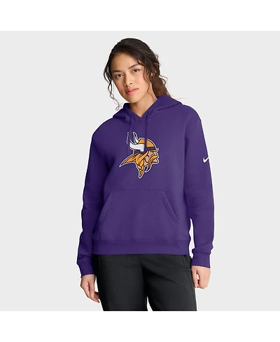 Nike Women's Purple Minnesota Vikings Club Fleece Pullover Hoodie