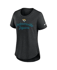 Nike Women's Black Jacksonville Jaguars Script Tri-Blend T-Shirt