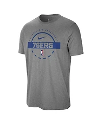 Nike Men's Charcoal Philadelphia 76ers Authentic Practice T-Shirt