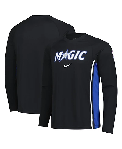 Nike Men's Black Orlando Magic 2025/26 Authentic Pre-Game Legend Dri-fit Long Sleeve Shooting Shirt