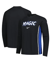 Nike Men's Black Orlando Magic 2025/26 Authentic Pre-Game Legend Dri-fit Long Sleeve Shooting Shirt