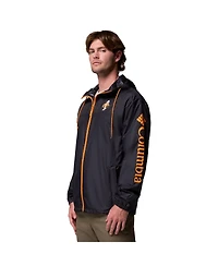 Columbia Men's Black Tennessee Volunteers Flash Challenger Ii Windbreaker Jacket