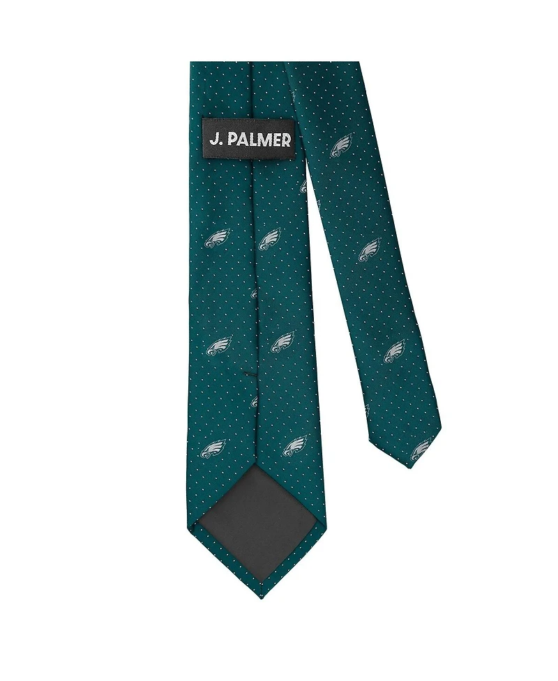 J. Palmer Men's Philadelphia Eagles Game Day Polka Dot Tie
