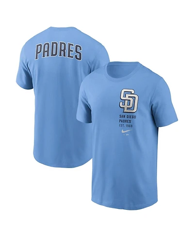 Nike Men's Light Blue San Diego Padres Record Shattered T-Shirt