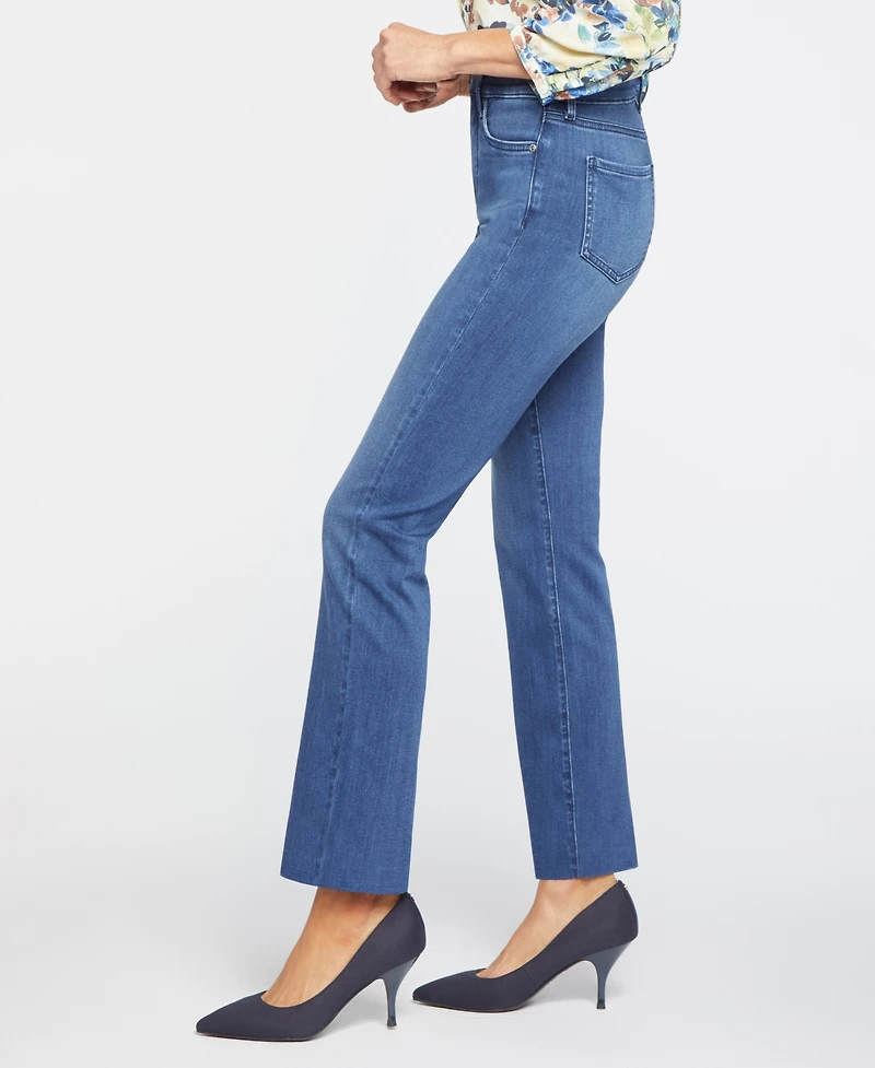 Nydj Petite Marilyn Straight Leg High Rise Jeans