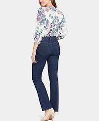 Nydj Petite Marilyn High Rise Straight Leg Jeans