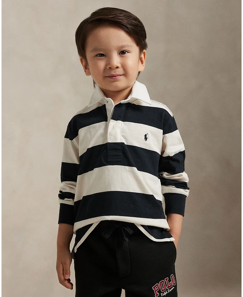 Polo Ralph Lauren Boys 2-7 Striped Rugby T-Shirt