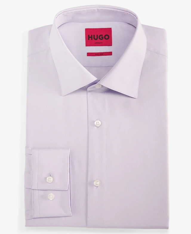 Hugo Boss Men's Valerio Long Sleeve Button-Front Geo Print Shirt |  MainPlace Mall
