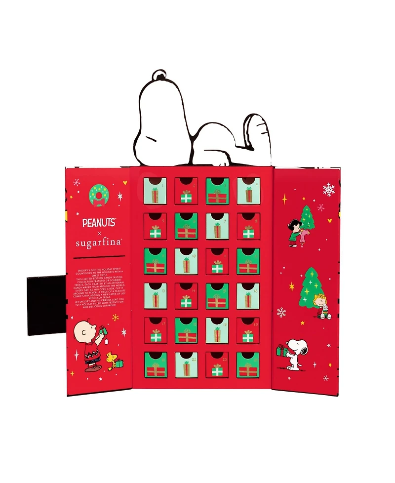 Sugarfina Peanuts Holiday 2025 Snoopy's House Advent Calendar