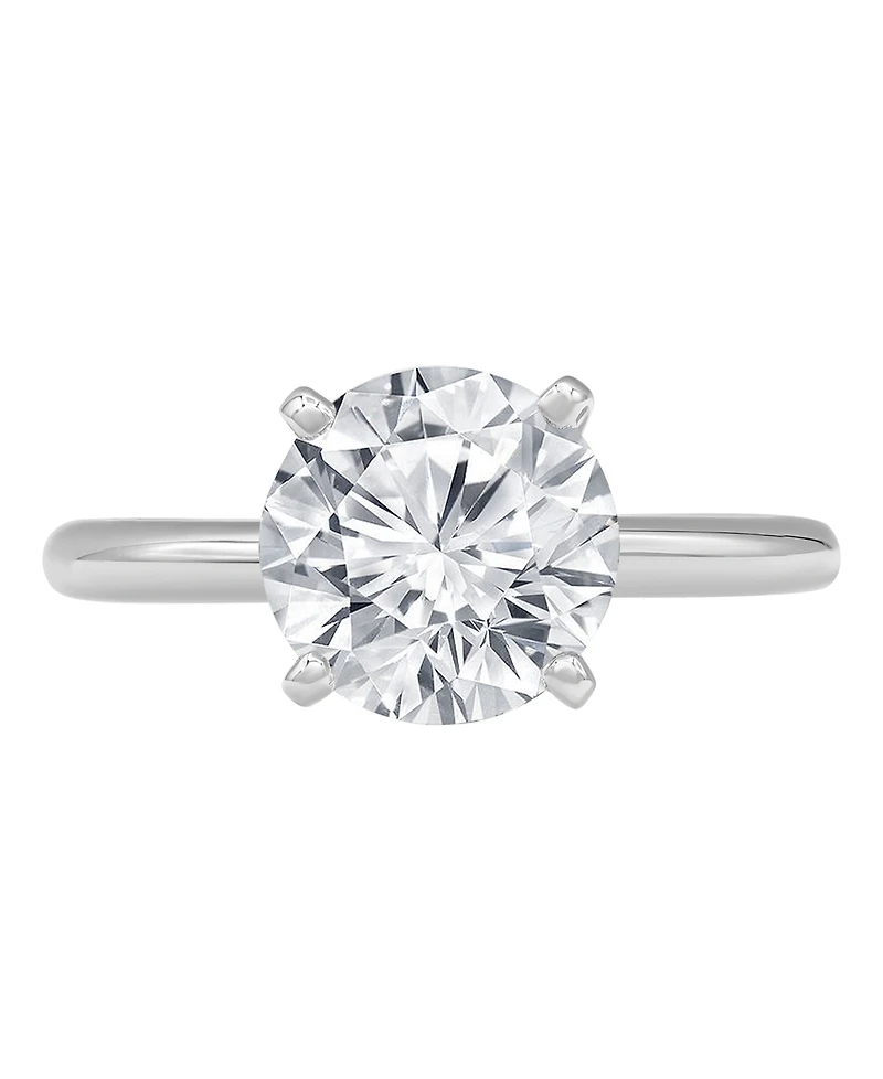 Igi Certified Solitaire Diamond Ring (3 ct. t.w.) in 14K White Gold