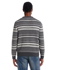Weatherproof Vintage Men's Fair Isle Crewneck Sweater
