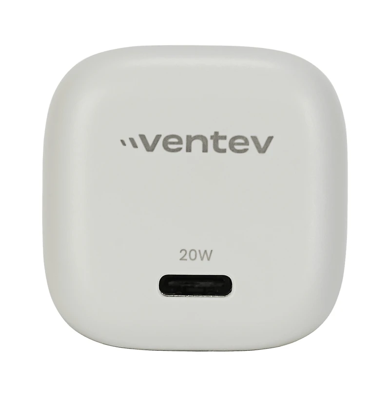 Ventev 20W Ultrafast Usb C Universal Wall Charger and Usb C to Usb C Cable