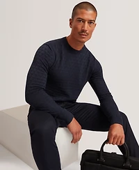 Ted Baker Men's Sainsy T Stitch Crewneck Sweater