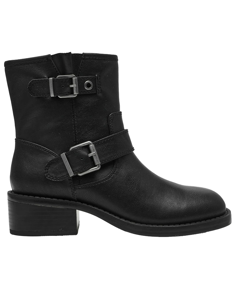 Wild Pair Women's Sablee Block Heel Moto Boots, Macy's Exclusive