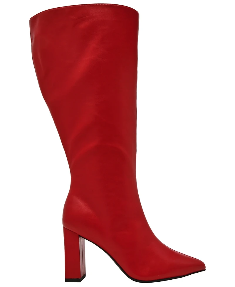 Wild Pair Women's Islah Wide-Calf Block Heel Knee High Boots, Created for Macy's